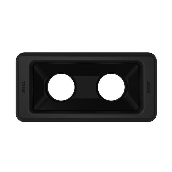 Toter Can Cutout Trash Can Lid, Black - SL000-20200