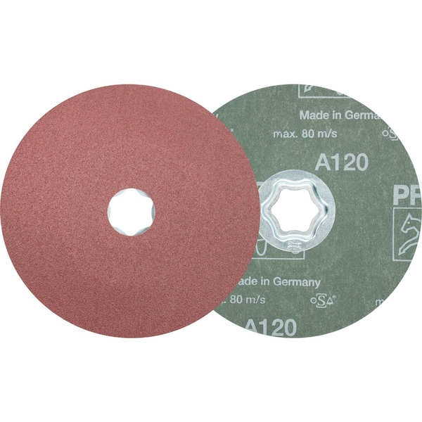 Disco de fibra Pferd Combiclick, 5", Al/Oxd, 120 Granos - 40105