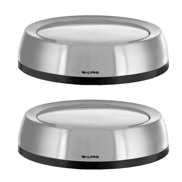 Alpine Industries Stainless Steel Swivel Trash Can Cover, PK2 - ALP470-65L-C-2PK
