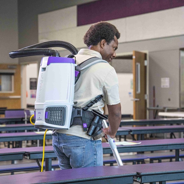 Proteam GoFit 6, 6 qt. Backpack Vacuum w/ Xover Performance Telescoping Wand Tool Kit - 107736