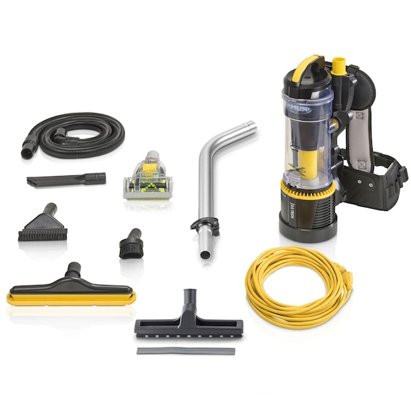 Prolux 2.0 Commercial Bagless Backpack Vacuum with Deluxe 1 1/2 inch Tool Kit - 19PROLUX2.0B