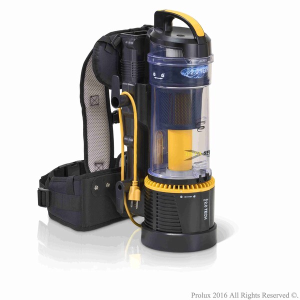 Prolux 2.0 Commercial Bagless Backpack Vacuum with Deluxe 1 1/2 inch Tool Kit - 19PROLUX2.0B