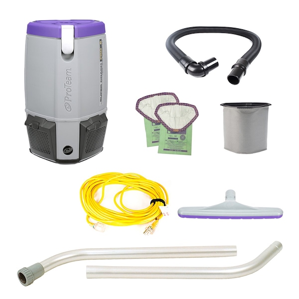 Proteam Super Coach Pro 6 w/Two-Piece Wand 101338 and Xover Tool 107016 - 107742