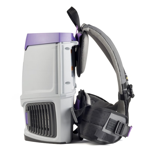 Proteam GoFit 3, 3 qt. Backpack Vacuum w/ Straight Hose Cuffs and Restaurant Tool Kit - 107726