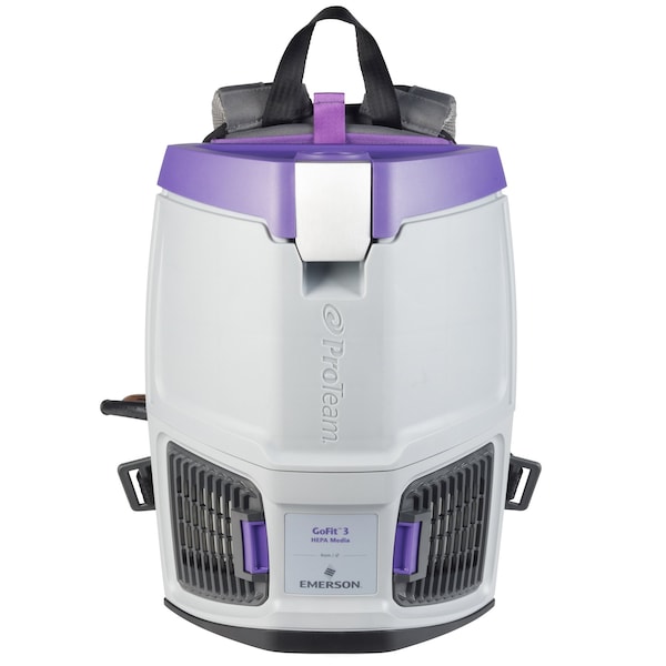 Proteam GoFit 3, 3 qt. Backpack Vacuum w/ Straight Hose Cuffs and Restaurant Tool Kit - 107726