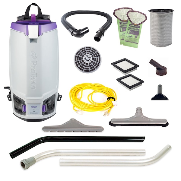 Proteam GoFit 10, 10 qt. Backpack Vacuum w/ Remediation Tool Kit - 107695