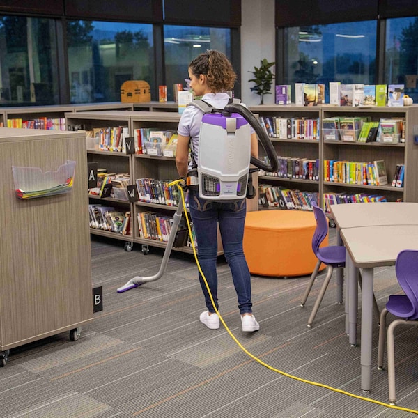 Proteam GoFit 6 PLUS, 6 qt. Backpack Vacuum w/ Xover Performance Telescoping Wand Tool Kit - 107737