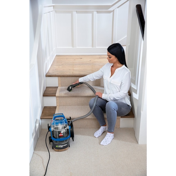 Bissell Bissell Little Green Pet Pro Bagless Carpet Cleaner 5.7 amps Standard Multicolored - 2891