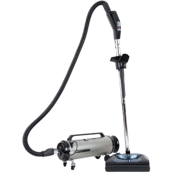 Metrovac Professional Full-Size Canister Vacuum, Electric Power Nozzle, 2-Speed - ADM4PNHSNBF