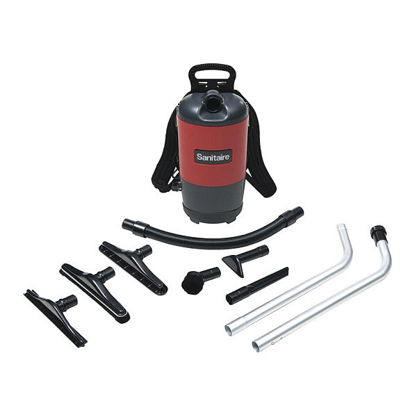 Sanitaire Backpack Vacuum Cleaner, 120 cfm, 120V, 6qt - SC412B