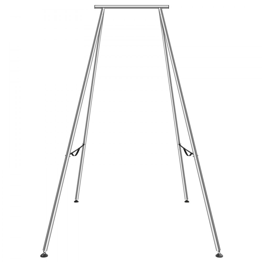 VEVOR Aerial Yoga Frame, 9.67 ft Height Yoga Swing Stand, Max 551.15 lbs Load Chrome-Plated Steel Pipe Inversion Yoga Swing Stand Yoga Rig Yoga Sling Inversion Equipment for Indoor Outdoor Aerial Yoga - KJ293M000000Q9L4JV0