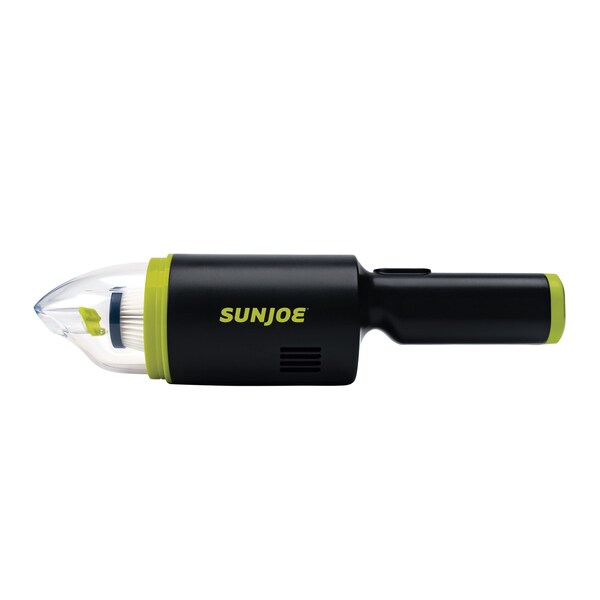 Sun Joe Cordless 8V Handheld Auto Vac w/ HEPA Filter, USB Charger w/L-iON Battery - AJV1000