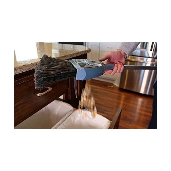 Vabroom 2-in-1 Sweeper with Built-in Vacuum, Combination Cordless Vac, Broom and Dust Pan Set - VABROOM