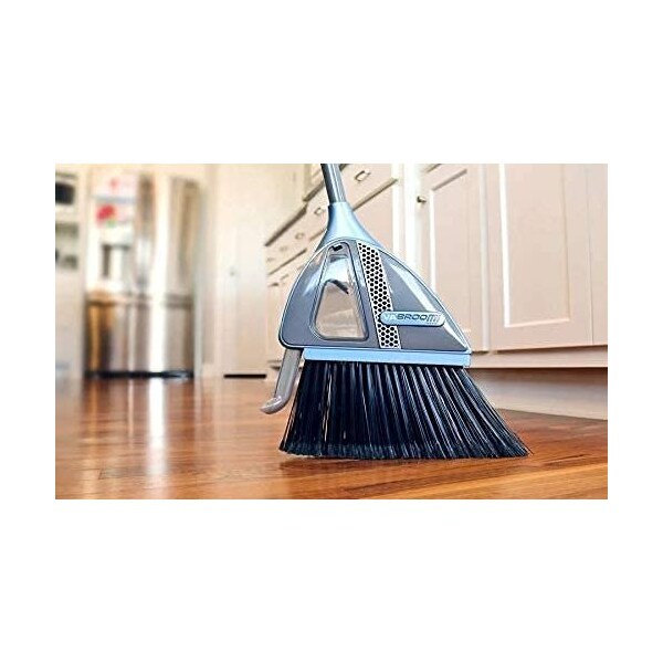 Vabroom 2-in-1 Sweeper with Built-in Vacuum, Combination Cordless Vac, Broom and Dust Pan Set - VABROOM