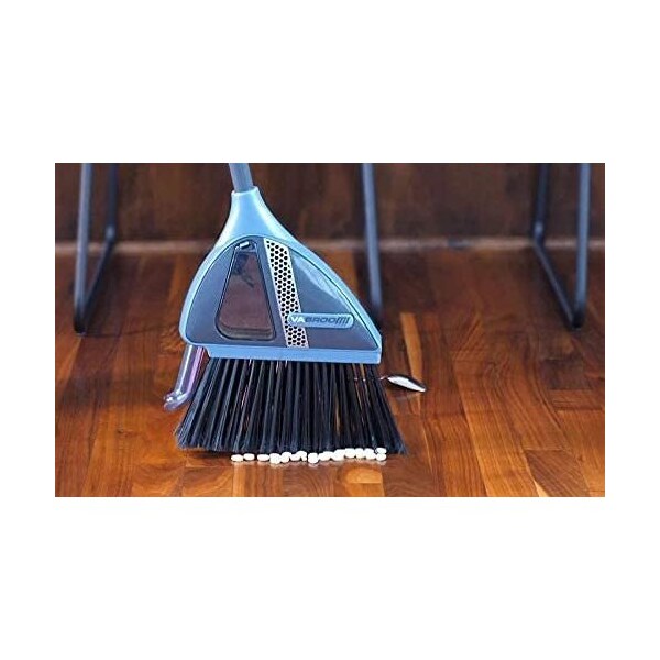 Vabroom 2-in-1 Sweeper with Built-in Vacuum, Combination Cordless Vac, Broom and Dust Pan Set - VABROOM