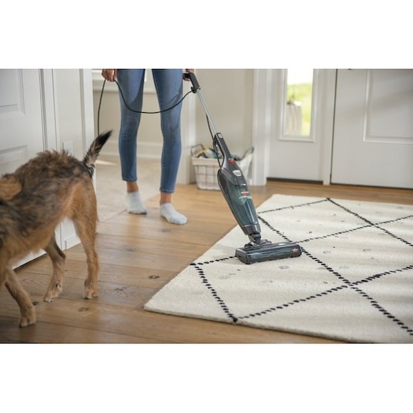 Bissell FeatherWeight Corded PowerBrush Stick Vacuum, Titanium with Sparkle Silver Accents - 2773