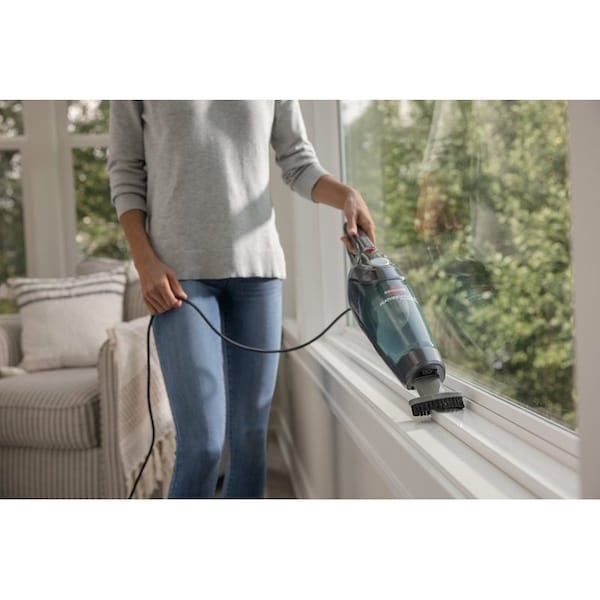 Bissell FeatherWeight Corded PowerBrush Stick Vacuum, Titanium with Sparkle Silver Accents - 2773