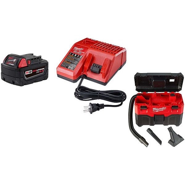 Milwaukee Tool & Equipment M18 RDL XC5.0 Starter Kit/M18 Vacuum - 48-59-1850, 0880-20