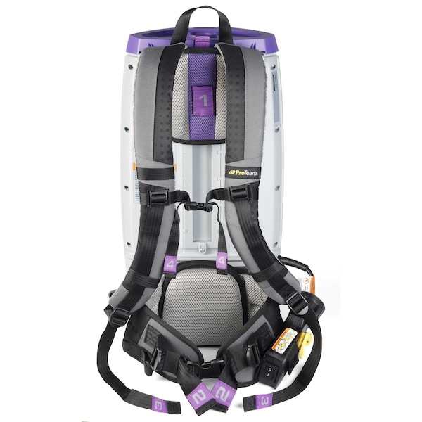 Proteam GoFit 10, 10 qt. Backpack Vacuum w/ ProBlade Carpet Floor Tool Kit - 107690