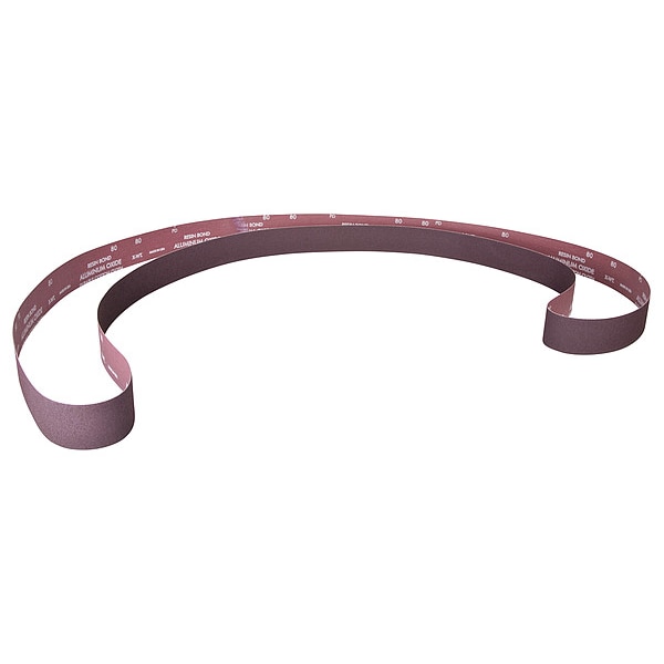 Banda de lija Norton Abrasives, recubierta, 8 pulgadas de ancho, 107 pulgadas de largo, 60 grano, grueso, óxido de aluminio, R228 Metalite, café - 78072722780