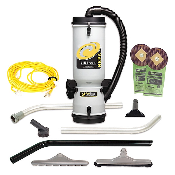 Proteam LineVacer HEPA 10 qt. Backpack Vacuum w/ Remediation Tool Kit - 107471