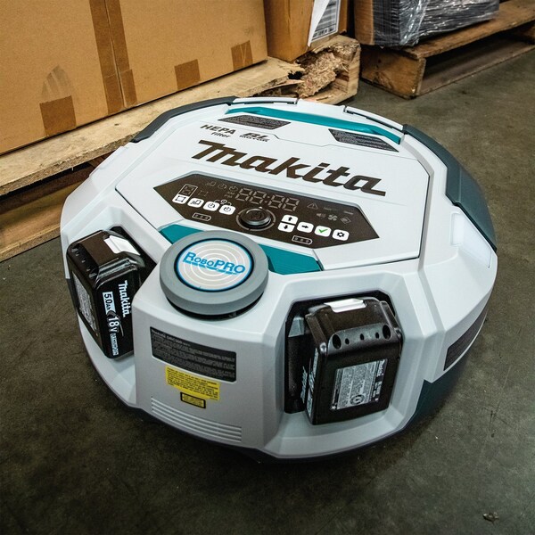 Makita Cordless Robotic Vacuum, 5 Ah, 18 V - DRC300PT