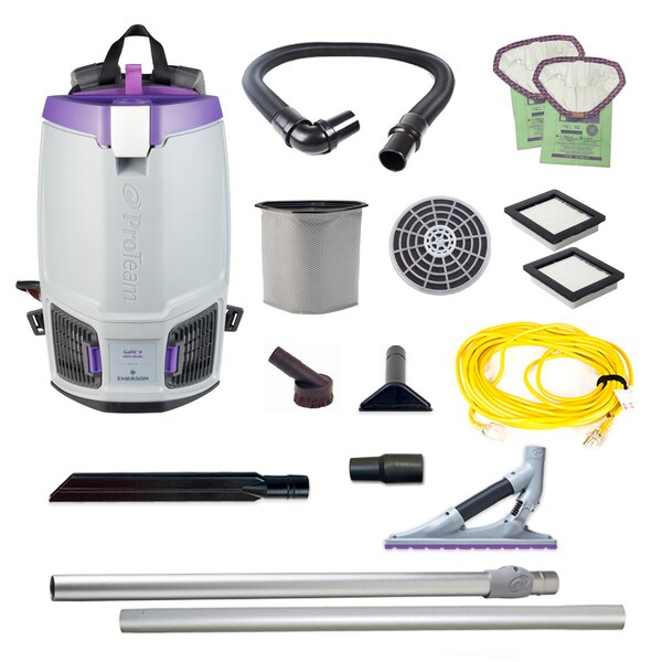 Proteam GoFit 6, 6 qt. Backpack Vacuum w/ ProBlade Carpet Tool Kit - 107698