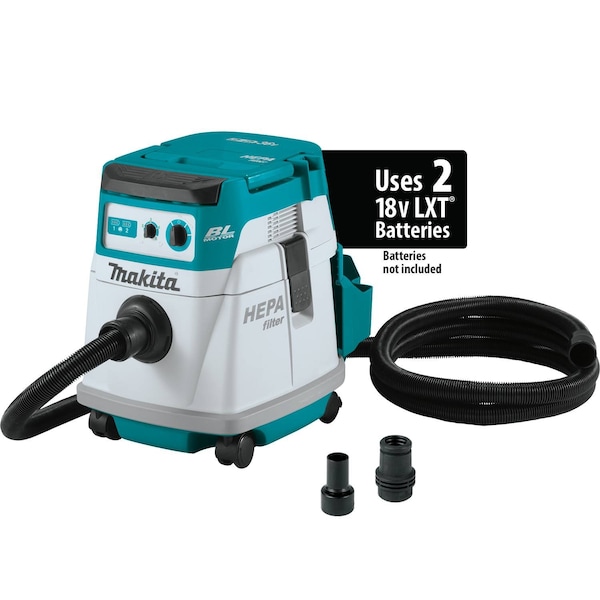 Makita HEPA Filter Dry Dust Extractor, 4 gal - XCV24ZX