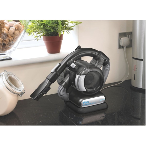 Black & Decker dustbuster(R) Flex(TM) Cordless Hand Vacuum with Floor Head + Pet Hair Brush - BDH2020FLFH