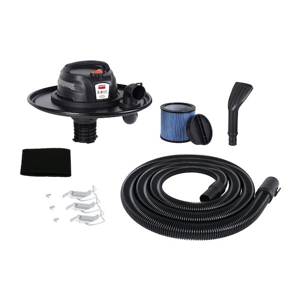 Dayton Electric Drum-Top Head W/ Wet/Dry Vacuum Kit  for 55 gal Drum, 1-7/8 in Dia Hose - 61HV93
