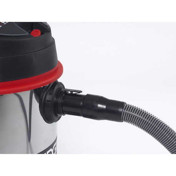 Ridgid Wet/Dry Vacuum, 16 gal., Stainless Steel, Fine Dust Filter, 187 cfm, 65 HP - 50353