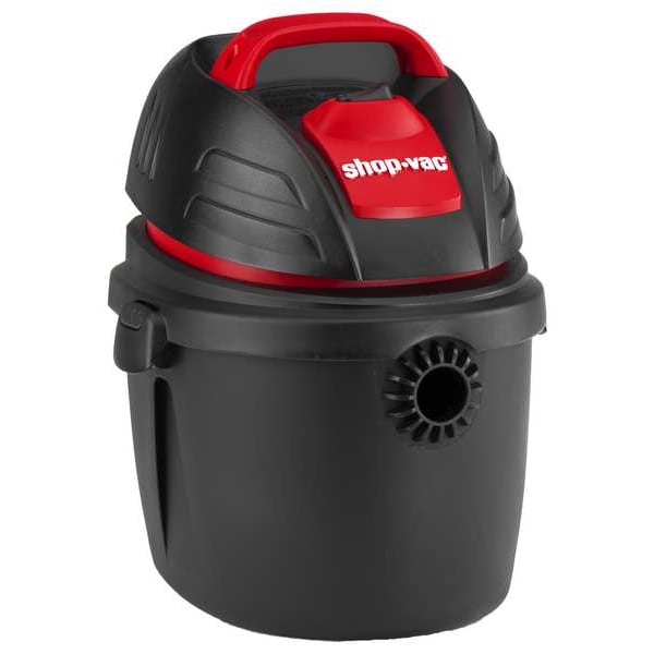 Shop-Vac Shop Vacuum, 2 1/2 gal Tank Size, 1 1/4 in Vacuum Hose Dia., Plastic - 9303511