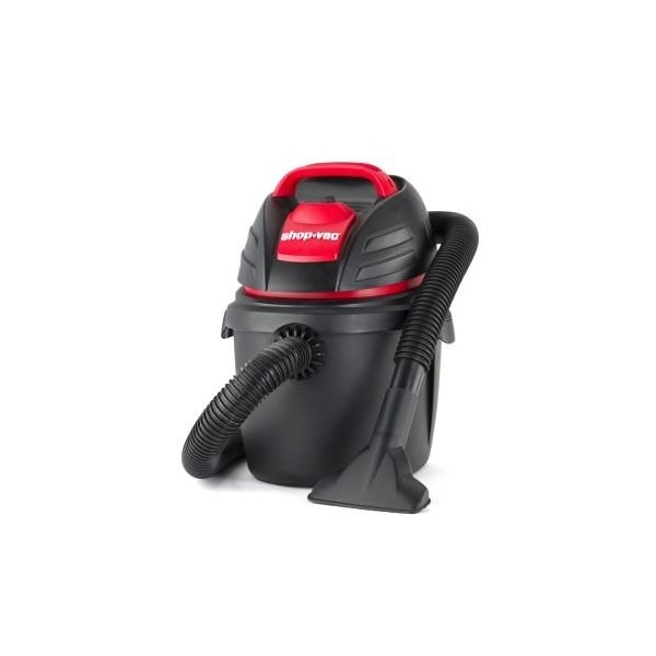 Shop-Vac Shop Vacuum, 2 1/2 gal Tank Size, 1 1/4 in Vacuum Hose Dia., Plastic - 9303511
