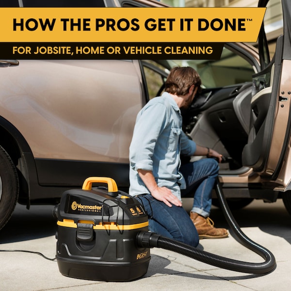 Vacmaster Professional 5-Gallon 6 Peak HP Wet/Dry Vacuum - VFB511B 0202