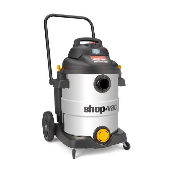 Shop-Vac Shop Vacuum, 12 gal, Stainless, 105 cfm - 9627706