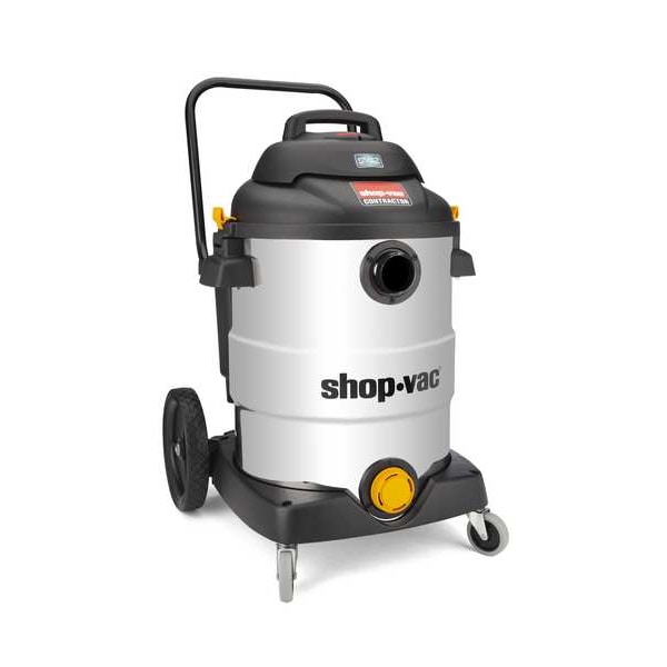 Shop-Vac Shop Vacuum, 16 gal, Stainless, 110 cfm - 9627806