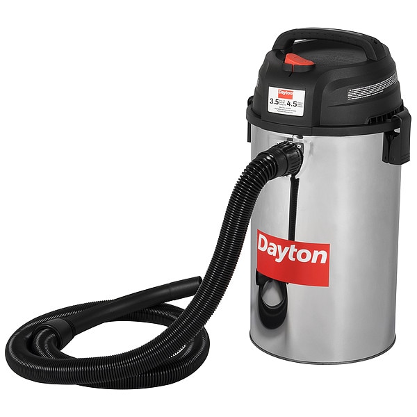 Dayton Shop Vacuum, 3 3/4 gal, 3 1/2 hp - 61HV95