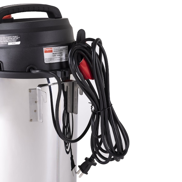 Dayton Shop Vacuum, 3 3/4 gal, 3 1/2 hp - 61HV95