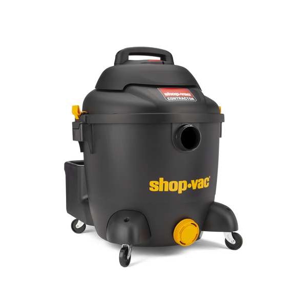 Shop-Vac Shop Vacuum, 10 gal Tank Size, Plastic, 1 1/2 in Vacuum Hose Dia, 85 cfm Vacuum Air Flow - 9627006