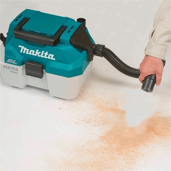Makita 18V LXT Brushless 2.0Gal HEPA Wet/Dry Canister Vacuum - XCV11Z
