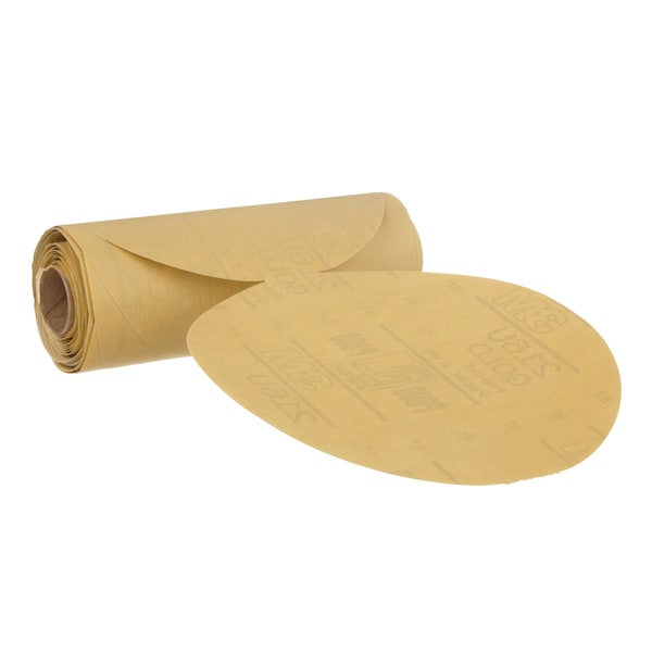 Disco de papel Stikit Gold de 3M, 6", P80, Paquete de 6 - 01200