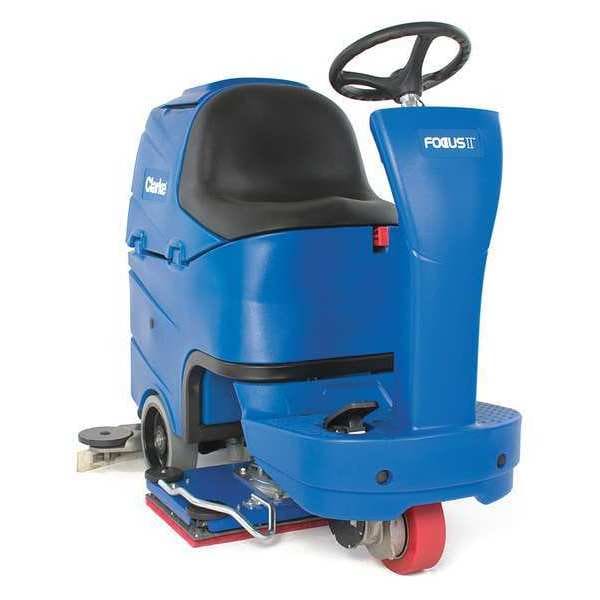 Clarke Rider Floor Scrubber, 28 in., w/Chem. - 56382633