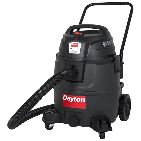 Dayton Wet/Dry Vacuum, 12 gal, 1,200 W - 61HV89