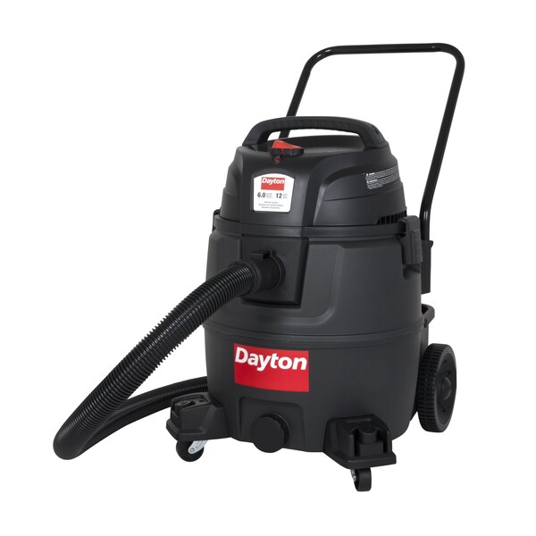 Dayton Wet/Dry Vacuum, 12 gal, 1,200 W - 61HV89