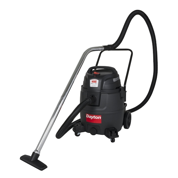 Dayton Wet/Dry Vacuum, 12 gal, 1,200 W - 61HV89