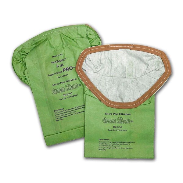 Dendesigns GK-PT-PRO6QT Pro Team-Super Coach Pro 6 qt Replacement Vacuum Bags, 100PK - DE1556781