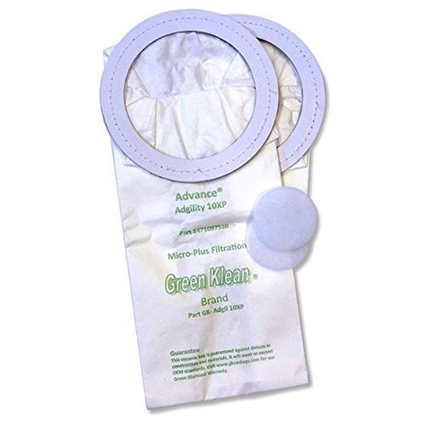 Green Klean Green Klean GK-Adgil10XP Nilfisk Advance Adgility 10XP Replacement Vacuum Bags - 10 per Case - Case of 10 - GK-ADGIL 10XP