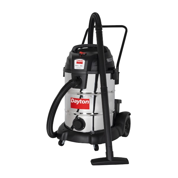 Dayton Wet/Dry Vacuum, 16 gal, 1,200 W - 61HV92