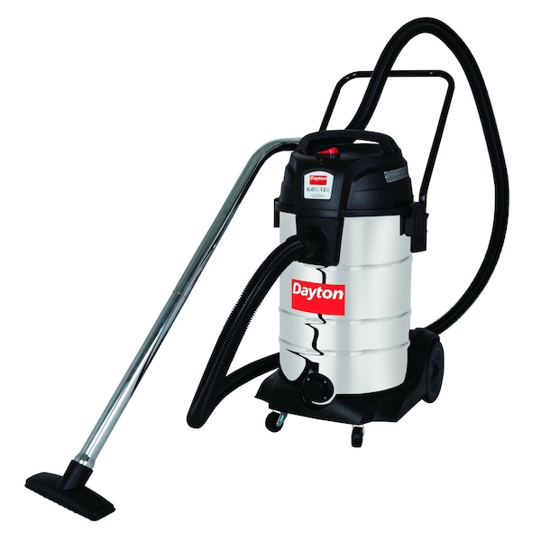 Dayton Wet/Dry Vacuum, 12 gal, 1,200 W - 61HV91
