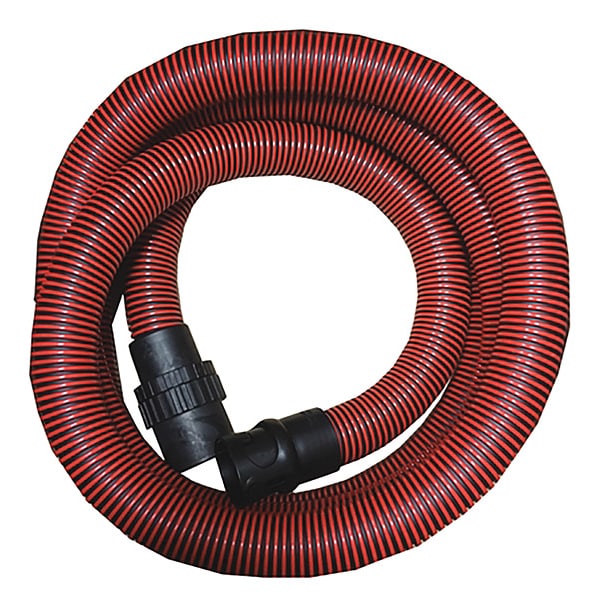 Milwaukee Tool Vacuum Hose, Plastic, 13 ft. Hose L, 43-75-0300 - 43-75-0300